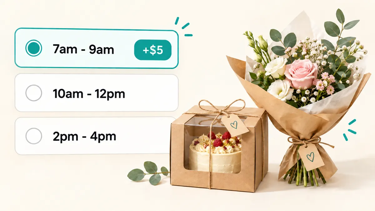 Charge extra for selected delivery slots